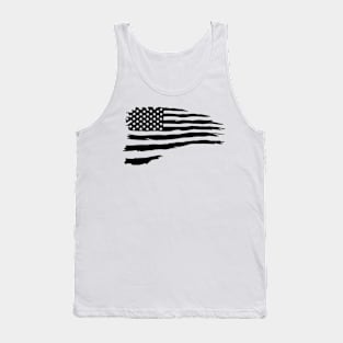 Distressed American Flag Tank Top